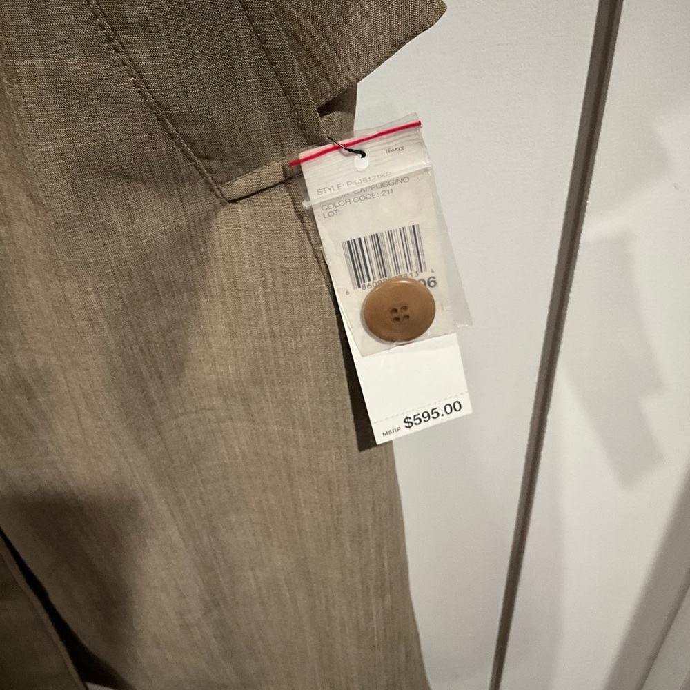 DKNY Tan Trench Coat - Picture 2 of 6